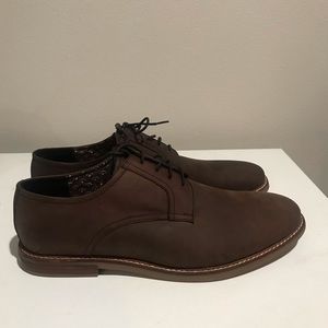 Ben Sherman Brent brown leather derby shoe
